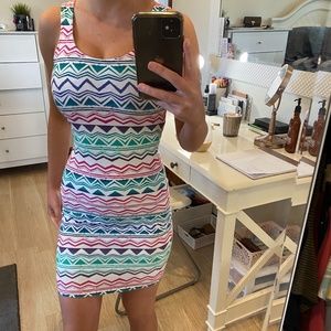 Printed Bodycon Dress